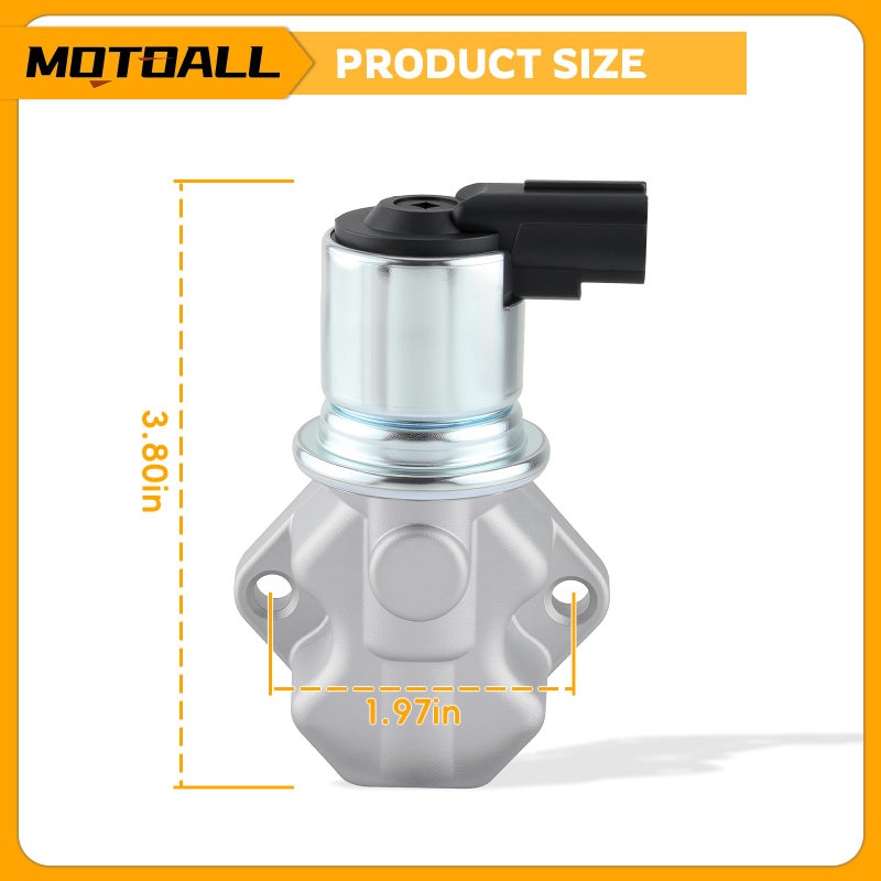 MOTOALL موتوال 862998 صمام التحكم في الهواء الخامل IAC موتور لـ ECM 555 2001 MPI V6 V8 18-7701 ميركروزر - Image 3